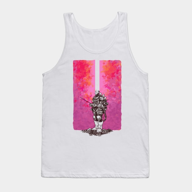 Deep Space Thought Transference Tank Top by jesse.lonergan